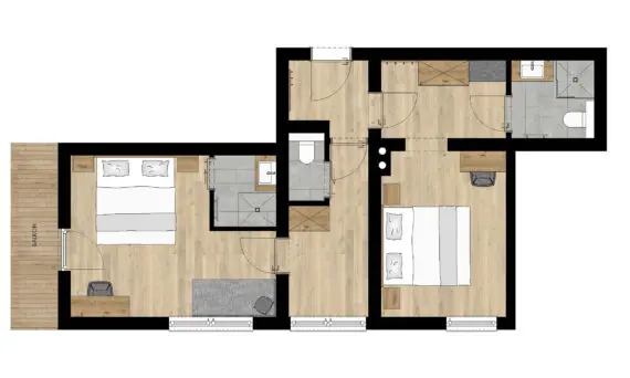 Unterkunft Familien-Suite HERZ.KLOPFEN - Zimmer in Forstau, nahe Schladming & Radstadt Unterkunft Familien-Suite HERZ.KLOPFEN - Zimmer in Forstau, nahe Schladming & Radstadt
