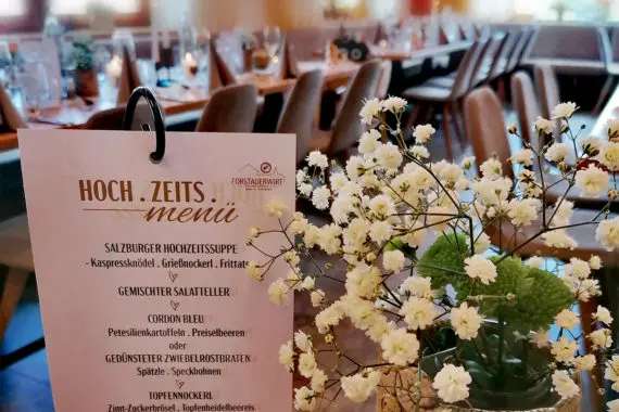 Restaurant für Feiern in Forstau, nahe Schladming & Radstadt