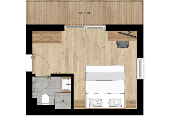 Unterkunft Doppelzimmer WOHL.GEFÜHL - Zimmer in Forstau, nahe Schladming & Radstadt